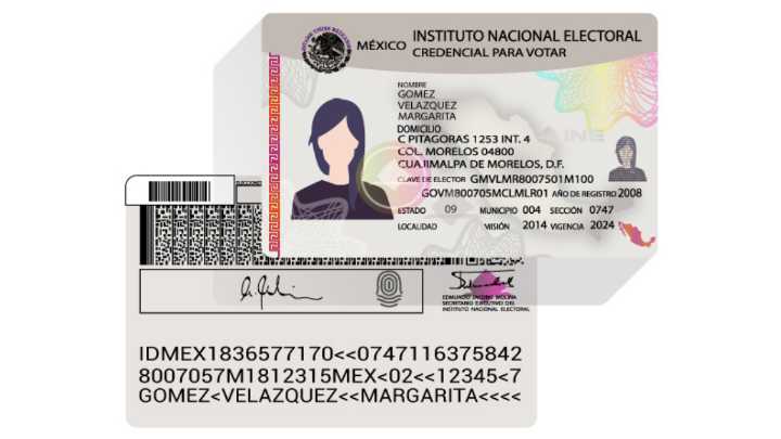 Más segura y moderna: así será la nueva credencial de elector