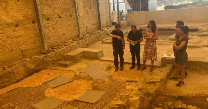El hallazgo de un nuevo mosaico en Écija revela los lujos de la élite romana