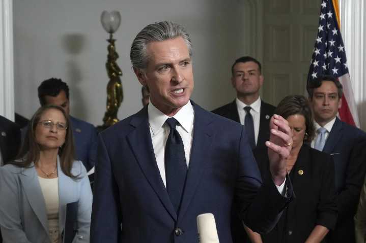 California Democrats unveil their new congressional map to counter Republicans
