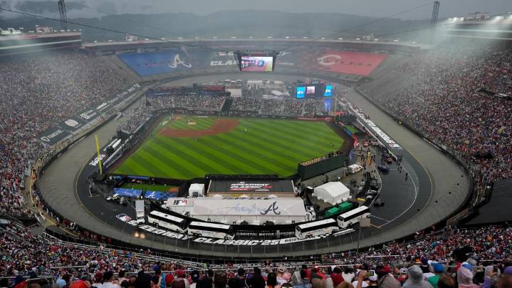 Braves set to try again today for MLB Speedway Classic: What to know