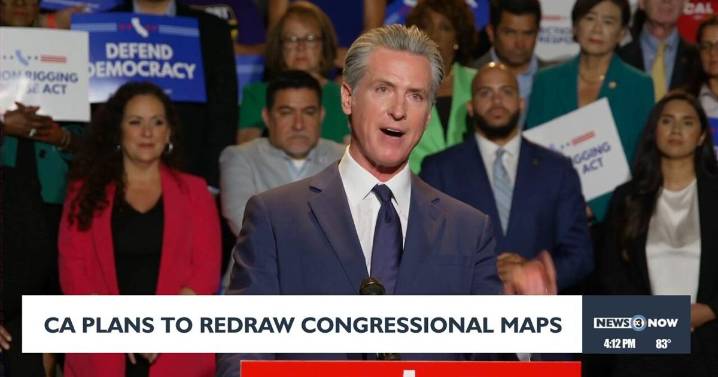 California pushes partisan plan for new Democratic districts to counter Texas in fight for US House