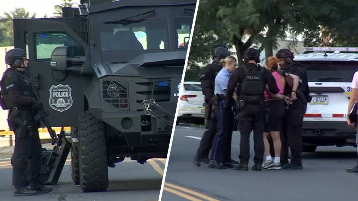 Activan protocolos SWAT para detener atrincherados en Filadelfia