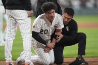 White Sox INF Vargas out with left wrist contusion vs Yankees after hitting 1st career grand slam