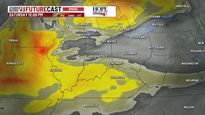 Hazy, nice weekend ahead