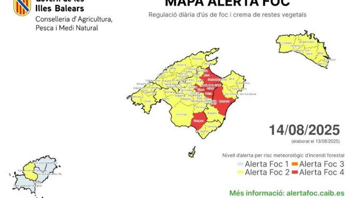 Sineu suspende los fuegos artificiales por riesgo extremo de incendio