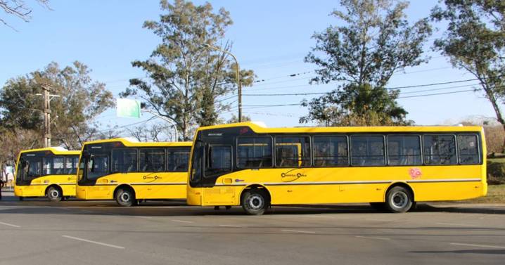 Presentación de nuevas unidades para el transporte público