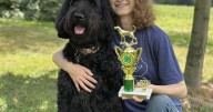 PHOTO: Ivy Smith takes 1st place in Dog Obedience at Wyoming County fair