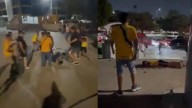 ¿Regresa la violencia a la Liga MX?... aficionado del América conmociona tras recibir una patada en la cara de un fan de Tigres (video)