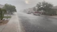 How much rain did the Valley get Monday night?
