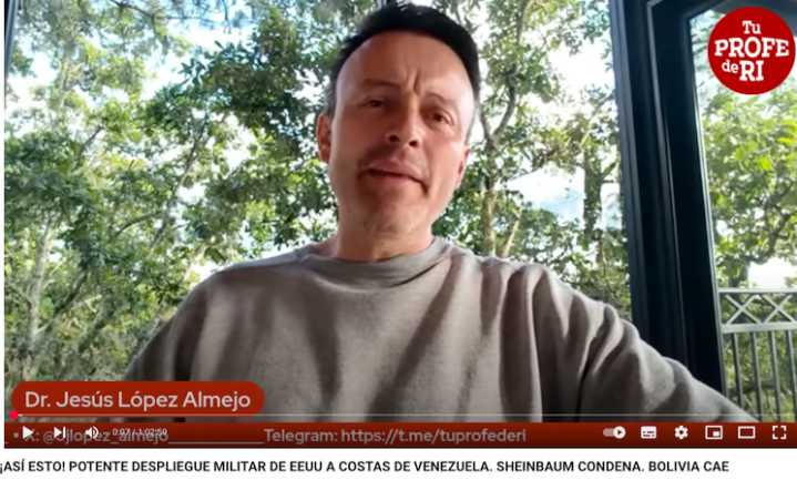 (VIDEO)  Potente despliegue militar de EEUU a costas de Venezuela, Sheinbaum  condena