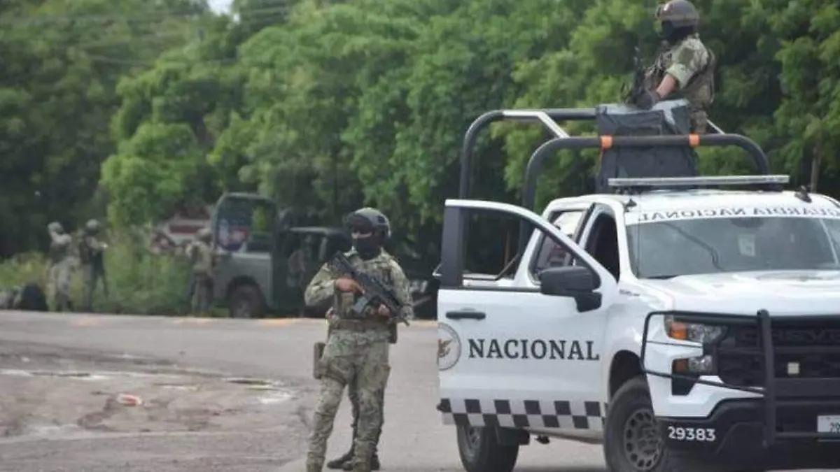 Ejército y GN abaten a 7 civiles armados en Pánuco, al sur de Sinaloa