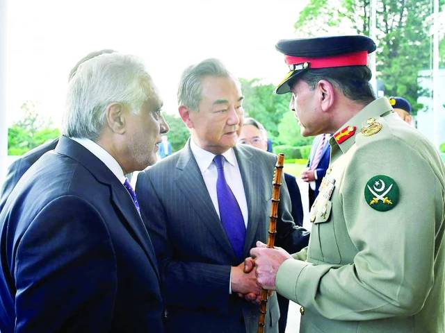 Field marshal, Chinese FM vow regional peace push