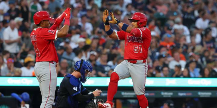 Angels hit back-to-back home runs off Tarik Skubal