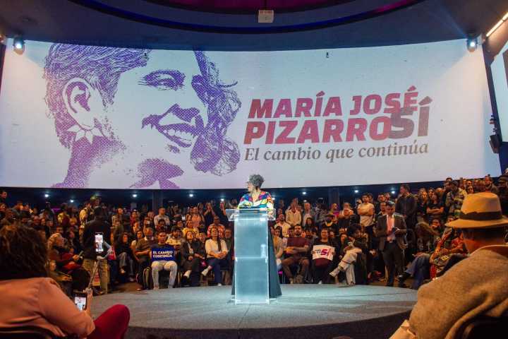 María José Pizarro lanzó su campaña presidencial y señala que es la opción para continuar el cambio