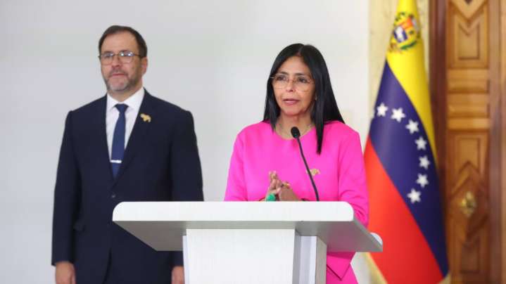 Delcy Rodríguez: "El planeta entero sabe que el verdadero Cartel está en el Norte"