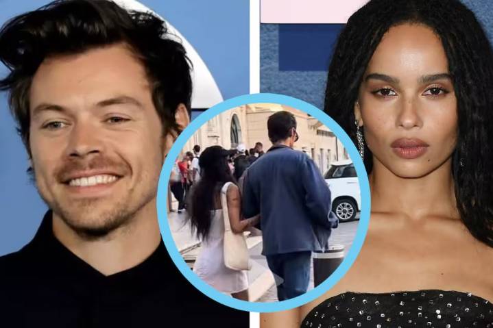 Zoë Kravitz y Harry Styles fueron vistos juntos en Roma