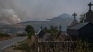 Cuatro incendios arrasan 3.700 hectáreas en el Macizo Central de Ourense: el de Chandrexa ya quema 3.000
