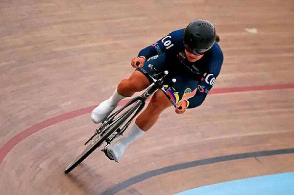 Valeria Hernández, subcampeona mundial de pista en Países Bajos
