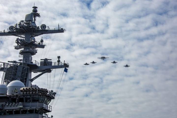 USS Lincoln, Miramar F-35 squadron complete 9