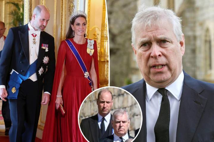 Prince Andrew's 'nasty remarks' about Kate Middleton caused feud with Prince William: author