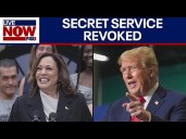 President Trump revokes secret service protection for Kamala Harris