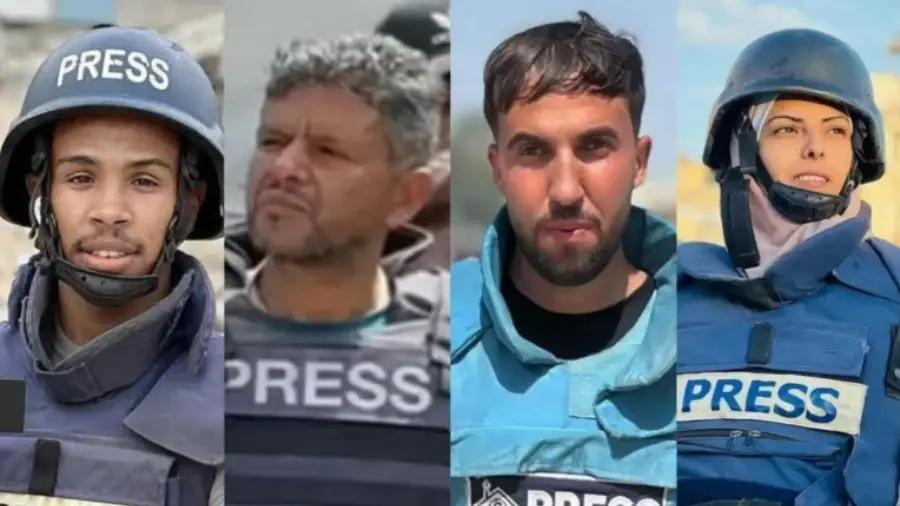 Cinco periodistas murieron en un ataque del ejército israelí en Gaza (+VIDEO)