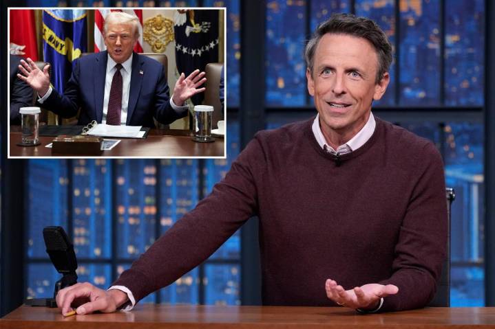 Trump slams NBC for extending late night host Seth Meyers' contract