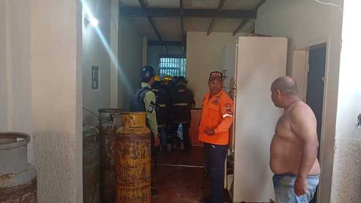 Protección Civil reportó cuatro heridos por explosión de bombona de gas en Guárico