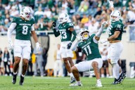 Michigan State starts fast, stymies Western Michigan in season opener