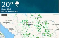Domingo con lluvias dispersas por la tarde