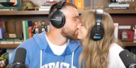 Watch Taylor Swift and Travis Kelce’s Rare Kiss on 'New Heights'