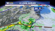 A slight break from the persistent heat into the late week