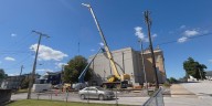 ‘Just please excuse our mess’: Hannibal Free Public Library installing new roof