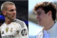 Franco Colapinto presente en el debut de Mastantuono con el Real Madrid