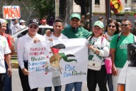 Militantes del Psuv realizan pancartazo en defensa de la paz y los niños de Palestina