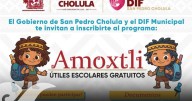 Continúa registro para la entrega de útiles escolares gratuitos a niñas y niños en San Pedro Cholula