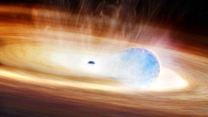 Star Tries to Swallow a Black Hole, Ignites One of the Strangest Supernovas Ever Seen