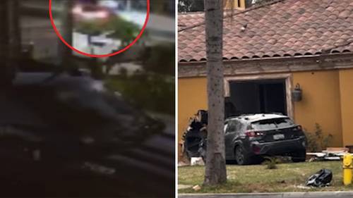 73-year-old woman killed, another injured when car slams into Downey home; DUI suspect arrested
