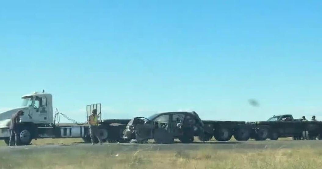US 395 open at county line after multi