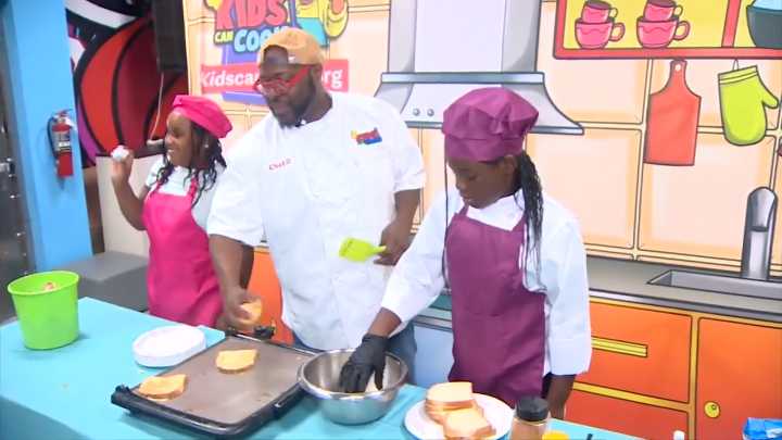 Chefs in training: Kids in Miami learn to cook healthy foods in a fun way from a local chef