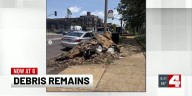 Neighborhoods frustrated with lingering piles of tornado debris as STL officials request help with cleanup