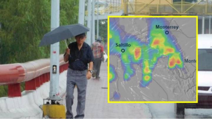 ¿A qué hora habrá lluvia fuerte hoy en Monterrey?