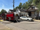 Fire reported on Rheinlander Avenue in Evansville