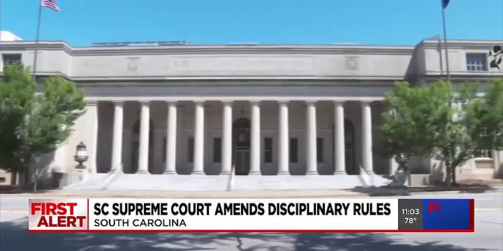 SC Supreme Court announces new rules for judicial disciplinary enforcement