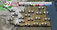 Temperatures climb, storm chances return