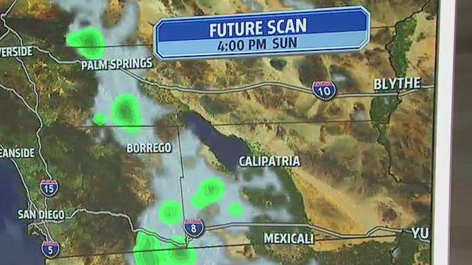 San Diego County welcomes first rain in months from monsoon