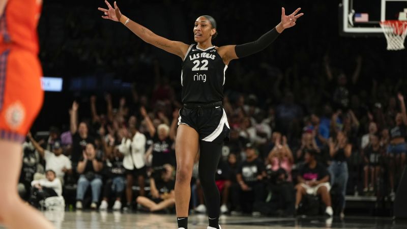 A’ja Wilson se convierte en la primera jugadora en la historia de la WNBA en lograr un doble