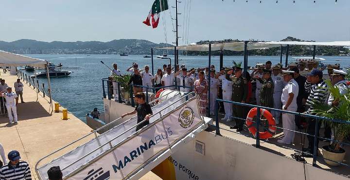 Sheinbaum inaugura el Marinabús; recorrerá toda la bahía de Acapulco por 60 pesos