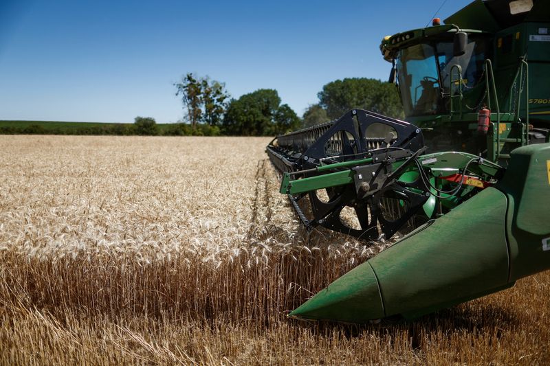 Deere's quarterly profit falls as US tariffs bite farm equipment margins