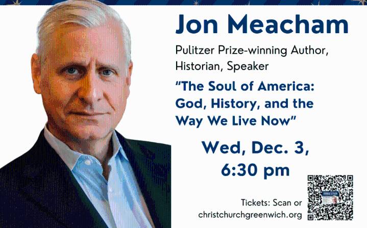 Pulitzer Prize-Winning Historian Jon Meacham to Speak at Christ Church